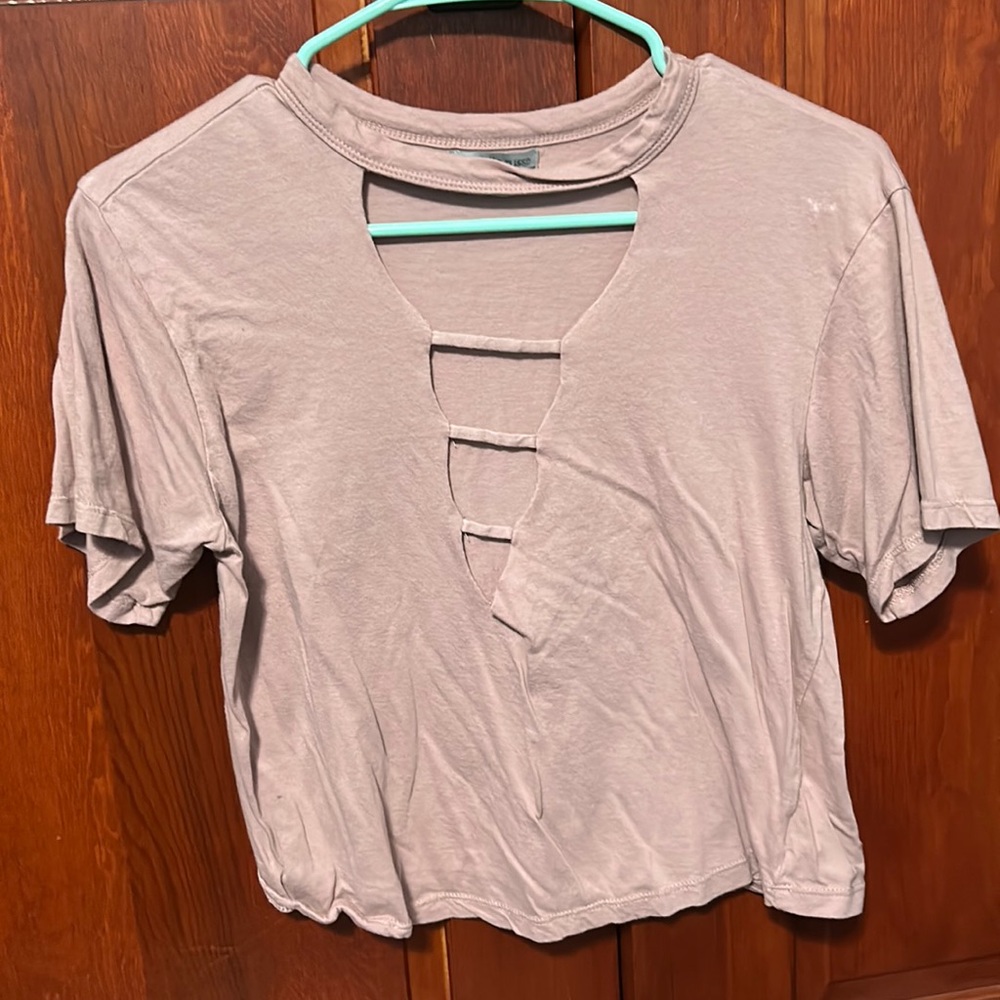 Pink crop top